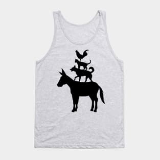 Town Musicians Of Bremen - Silhouette Tank Top